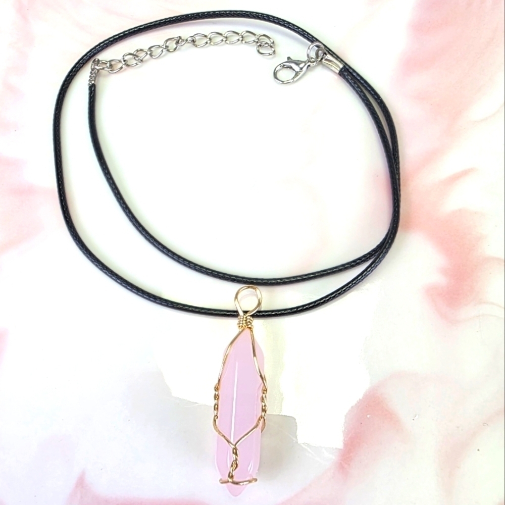 Natural Stone Pendant Necklace​